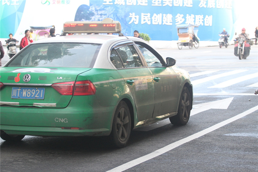 车身不清洁影响城市美观