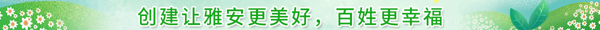 创建让雅安更美好，百姓更幸福